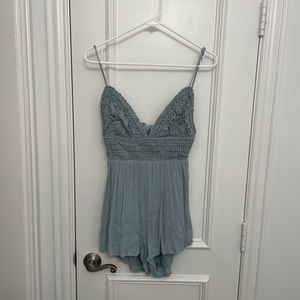 Sage green romper (American Threads)
